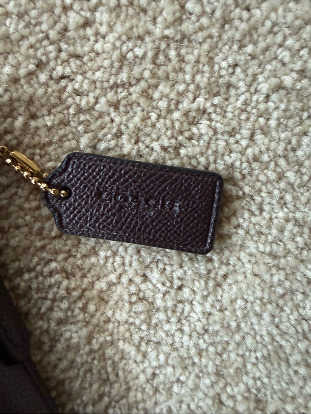 NEW Dark Brown COACH Kitt Leather Crossbody - Picture 3 of 5